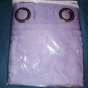 Purple curtains